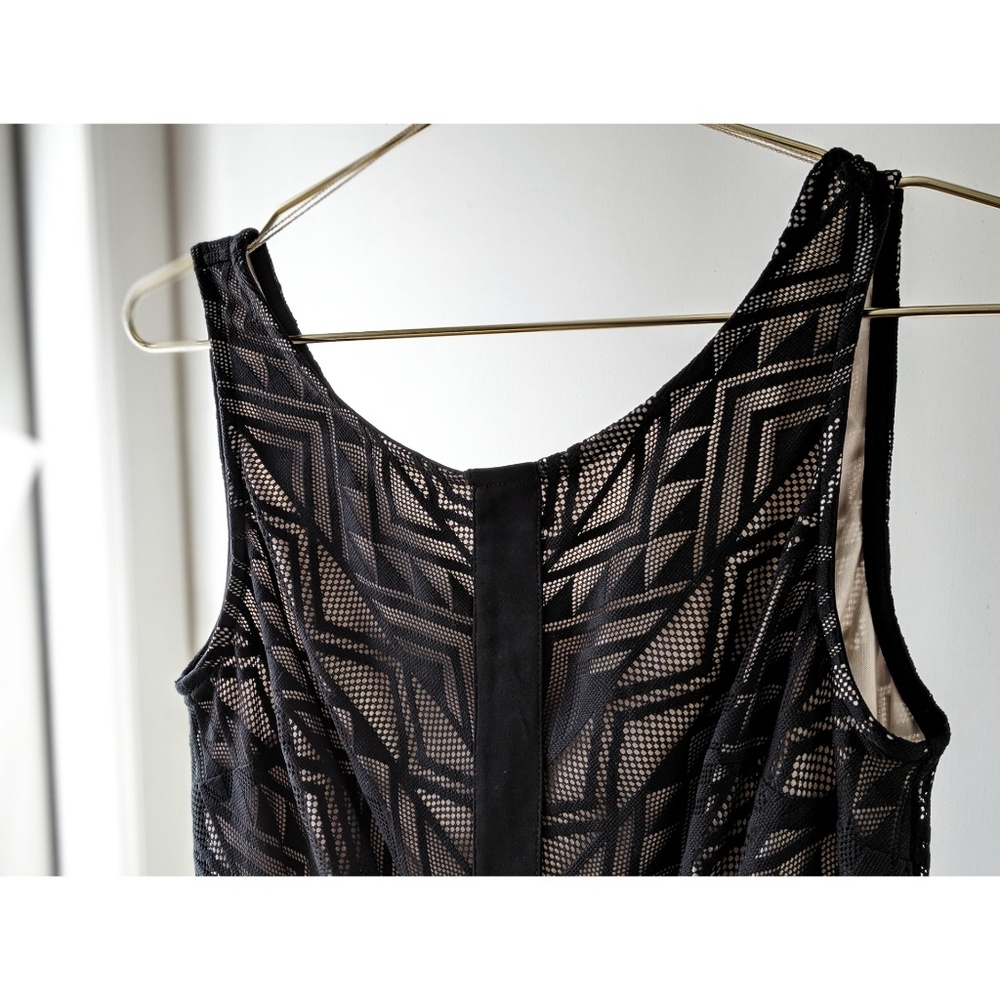 🖤London Times Cocktail Lace Overlay Dress - Picture 3 of 8